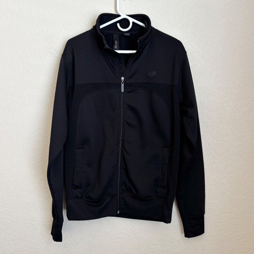 Fox Racing Men’s Zip Up Jacket Black Size M Full Zip Moto Streetwear